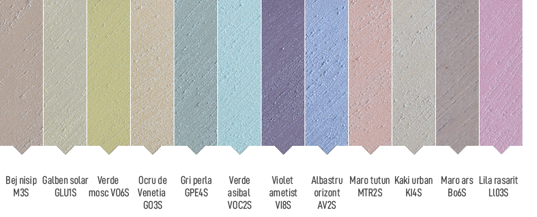 Vopsea decorativa, Kober Decor Izy, albastru orizont, efect sidefat si texturat, 0.9 litri