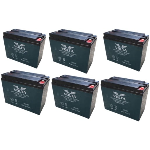 Set 6 baterii acumulatori pentru Voltarom Hercules 72V-60AH