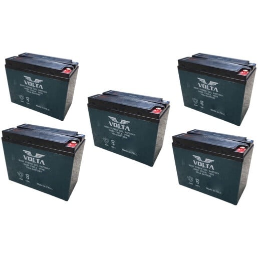 Set baterii, acumulatori 5 buc x 12V-20Ah, pentru tricicluri electrice, 60V, 20Ah