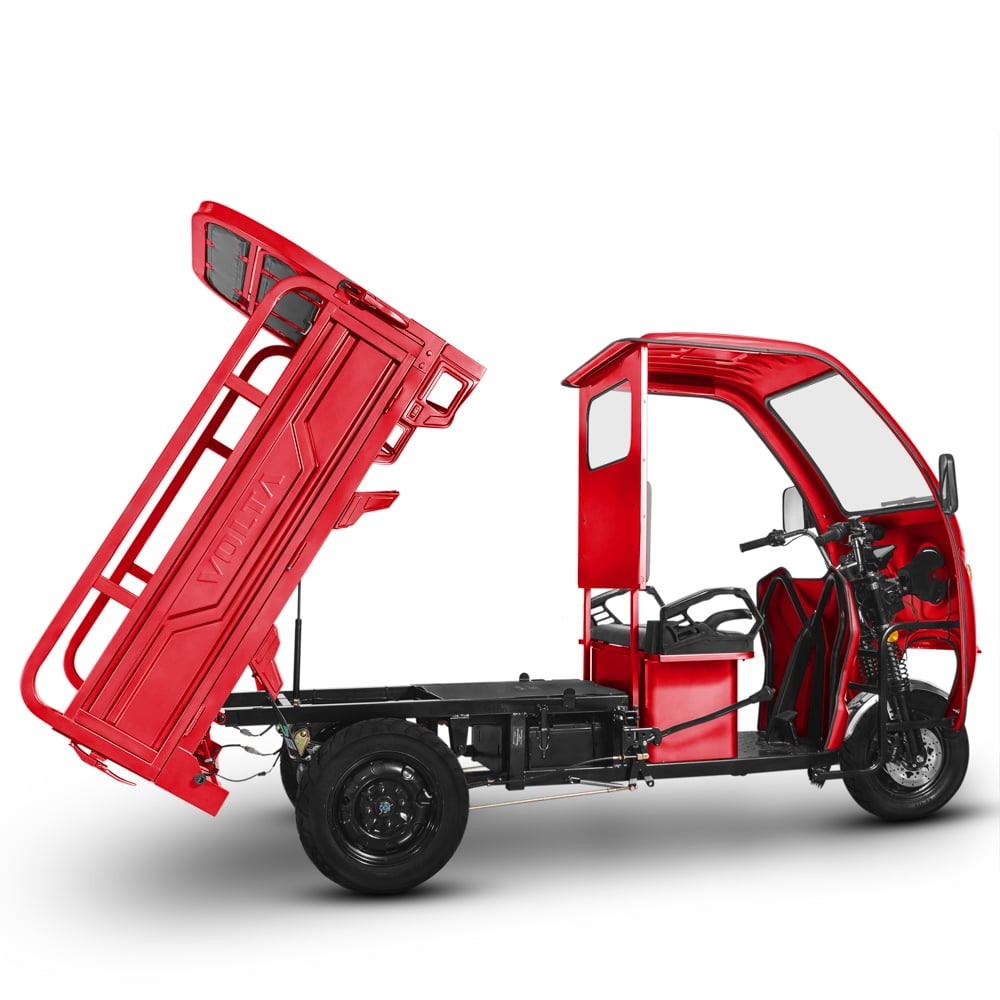 Voltarom Hercules, motor 3900W, 72V, 60 AH, viteza maxima 25 km pe ora, pana la 70km autonomie, Fara Permis, Triciclu Electric VT5, Tuk Tuk, Cu cabina