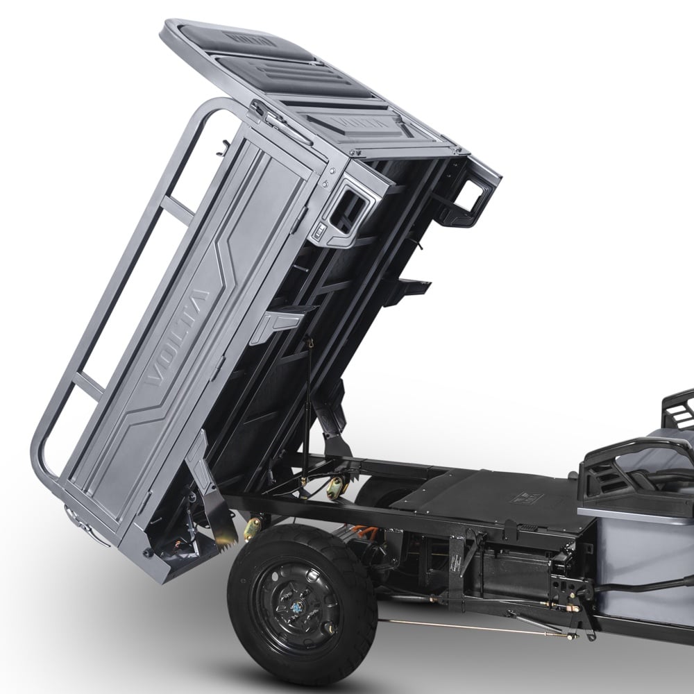 Voltarom Hercules, motor 3900W, 72V, 45 AH, viteza maxima 45 km pe ora, pana la 50km autonomie, Cu Permis, Triciclu Electric Tuk Tuk, Gri