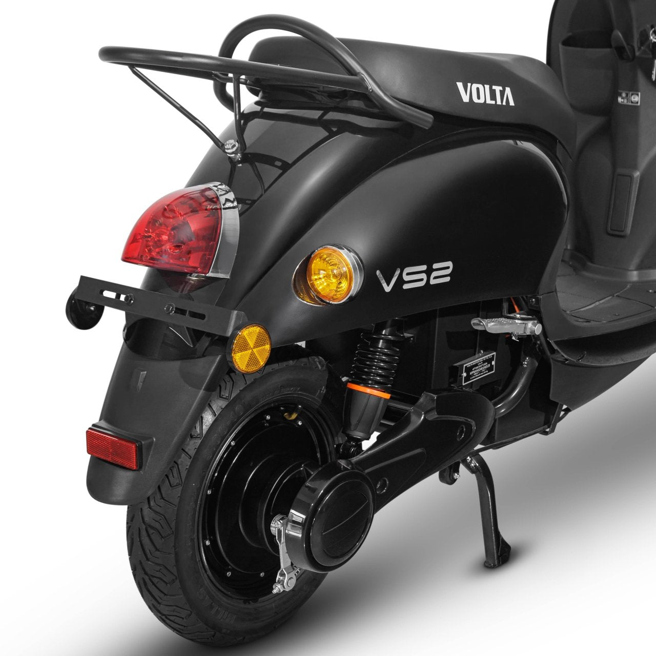 Voltarom S2, motor 2000 W, viteza maxima 45 km pe ora, autonomie pana la 60 km, Scuter Electric Cu Permis, Negru