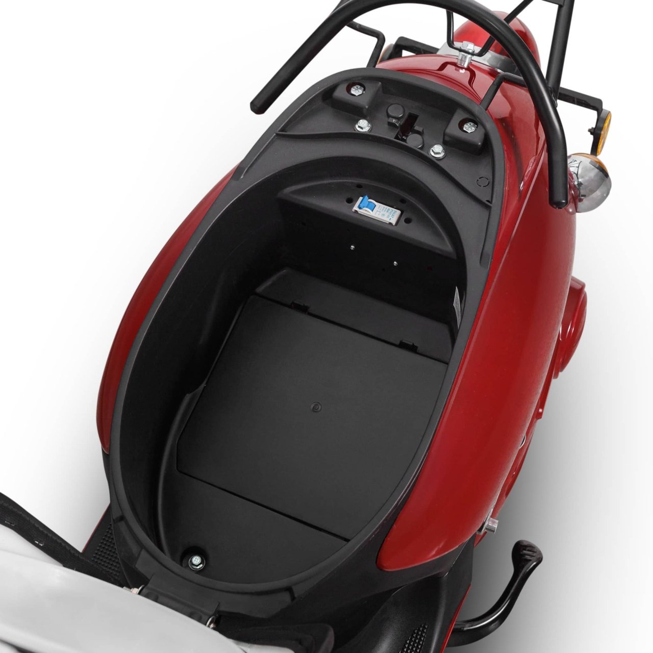 Voltarom S2, motor 2000W, autonomie pana la 60 km, viteza maxima 25 km pe ora, Scuter electric Fara Permis, Rosu
