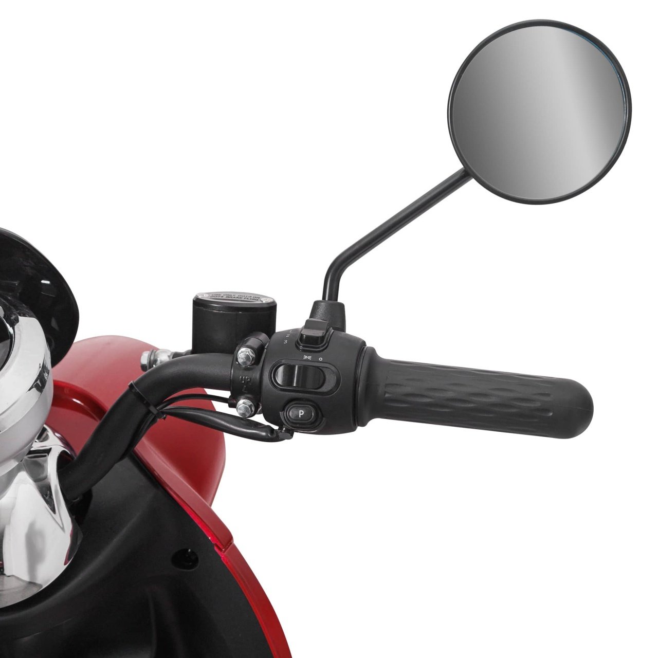 Voltarom S2, motor 2000W, autonomie pana la 60 km, viteza maxima 25 km pe ora, Scuter electric Fara Permis, Rosu